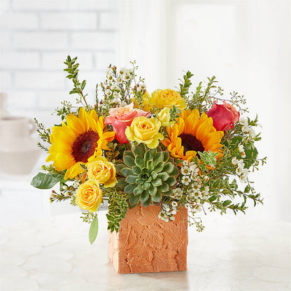 Sunflower Season Bouquet – GOOSEBERRIES FLOWER SHOP BY BERKOT'S, Twin Lakes WI