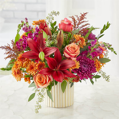 Burgundy Landscape Bouquet – GOOSEBERRIES FLOWER SHOP BY BERKOT'S, Twin Lakes WI