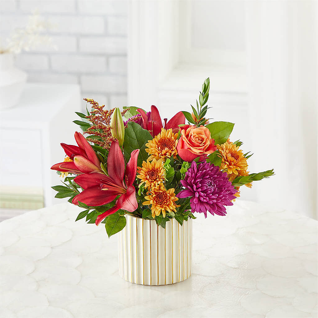 Burgundy Landscape Bouquet – GOOSEBERRIES FLOWER SHOP BY BERKOT'S, Twin Lakes WI