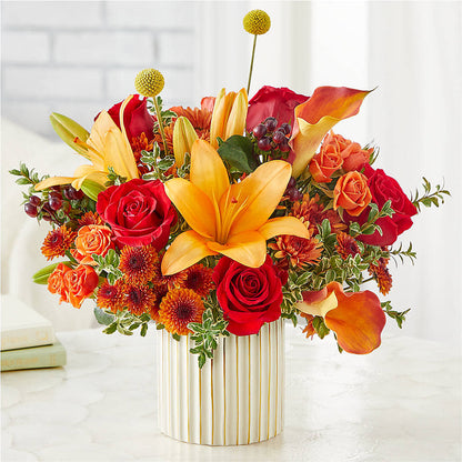 Scarlet Skies Bouquet – GOOSEBERRIES FLOWER SHOP BY BERKOT'S, Twin Lakes WI