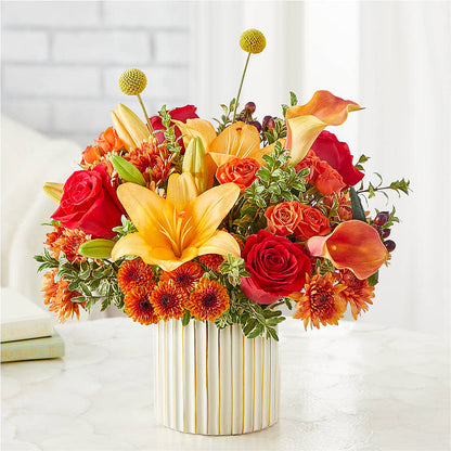 Scarlet Skies Bouquet – GOOSEBERRIES FLOWER SHOP BY BERKOT'S, Twin Lakes WI