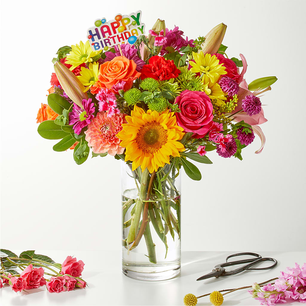 Cue the Confetti - A Florist Original – GOOSEBERRIES FLOWER SHOP BY BERKOT'S, Twin Lakes WI