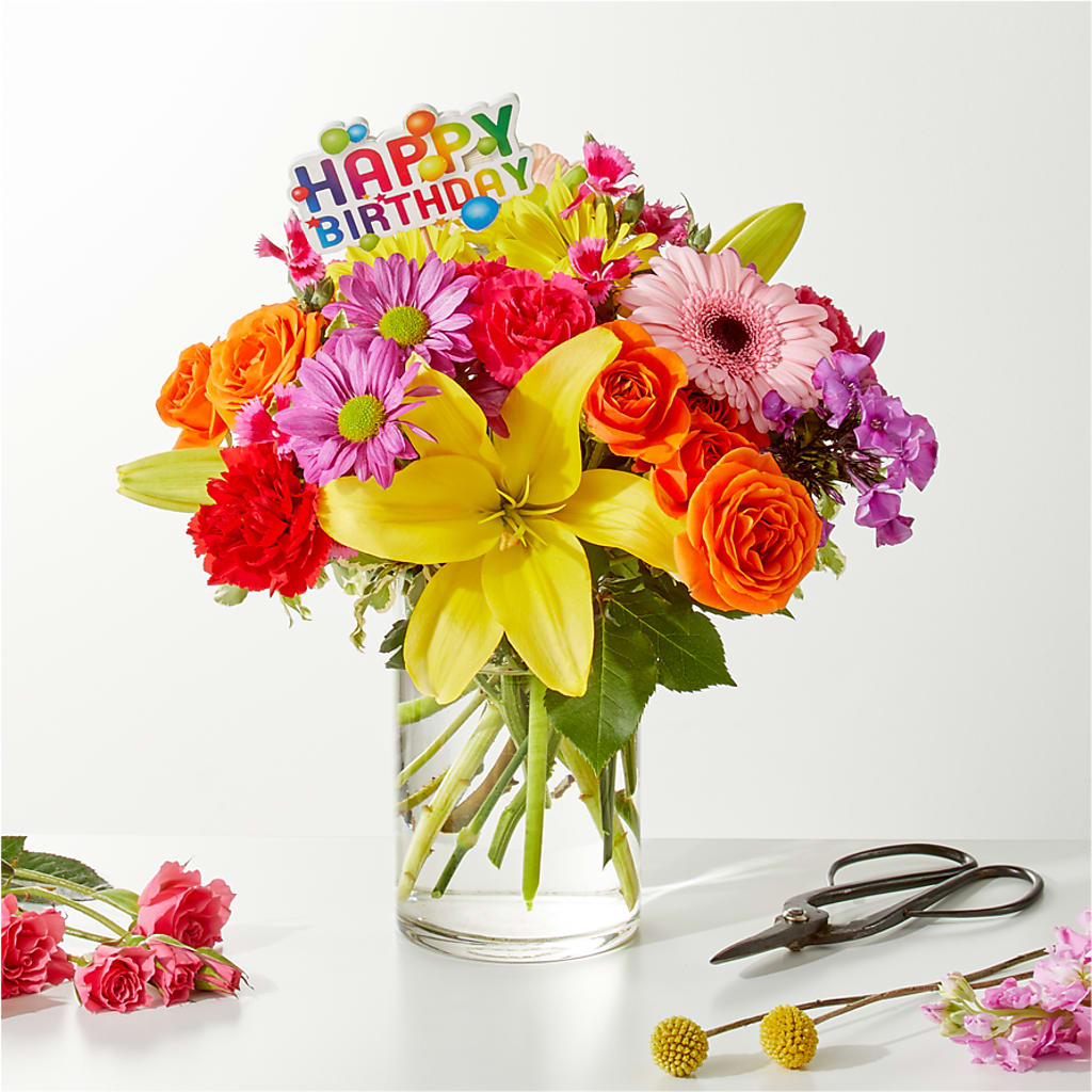 Cue the Confetti - A Florist Original – GOOSEBERRIES FLOWER SHOP BY BERKOT'S, Twin Lakes WI