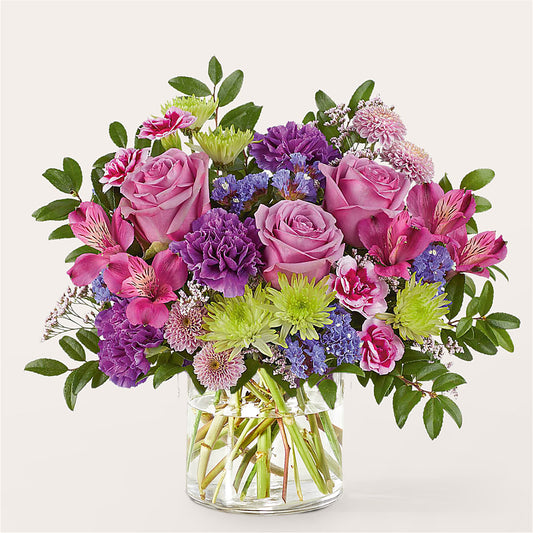 Glass Half Full Bouquet – GOOSEBERRIES FLOWER SHOP BY BERKOT'S, Twin Lakes WI