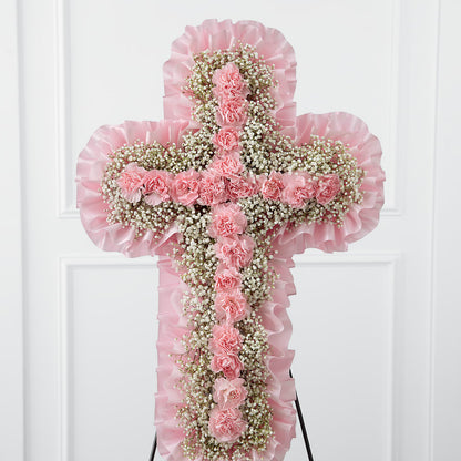 Angel's Cross Easel – GOOSEBERRIES FLOWER SHOP BY BERKOT'S, Twin Lakes WI