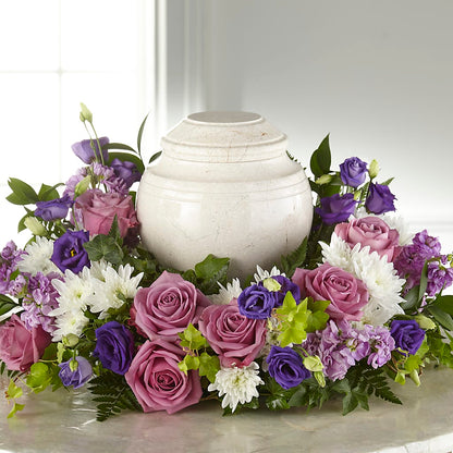 Blooming Sympathy Cremation Adornment – GOOSEBERRIES FLOWER SHOP BY BERKOT'S, Twin Lakes WI