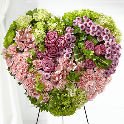 Heartwarming Standing Heart – GOOSEBERRIES FLOWER SHOP BY BERKOT'S, Twin Lakes WI