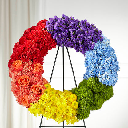 Circle of Love Wreath – GOOSEBERRIES FLOWER SHOP BY BERKOT'S, Twin Lakes WI
