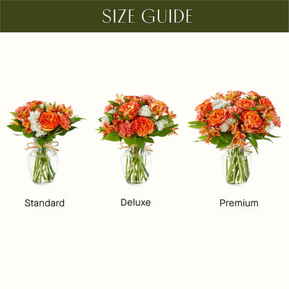 Apricot Glow Bouquet – GOOSEBERRIES FLOWER SHOP BY BERKOT'S, Twin Lakes WI