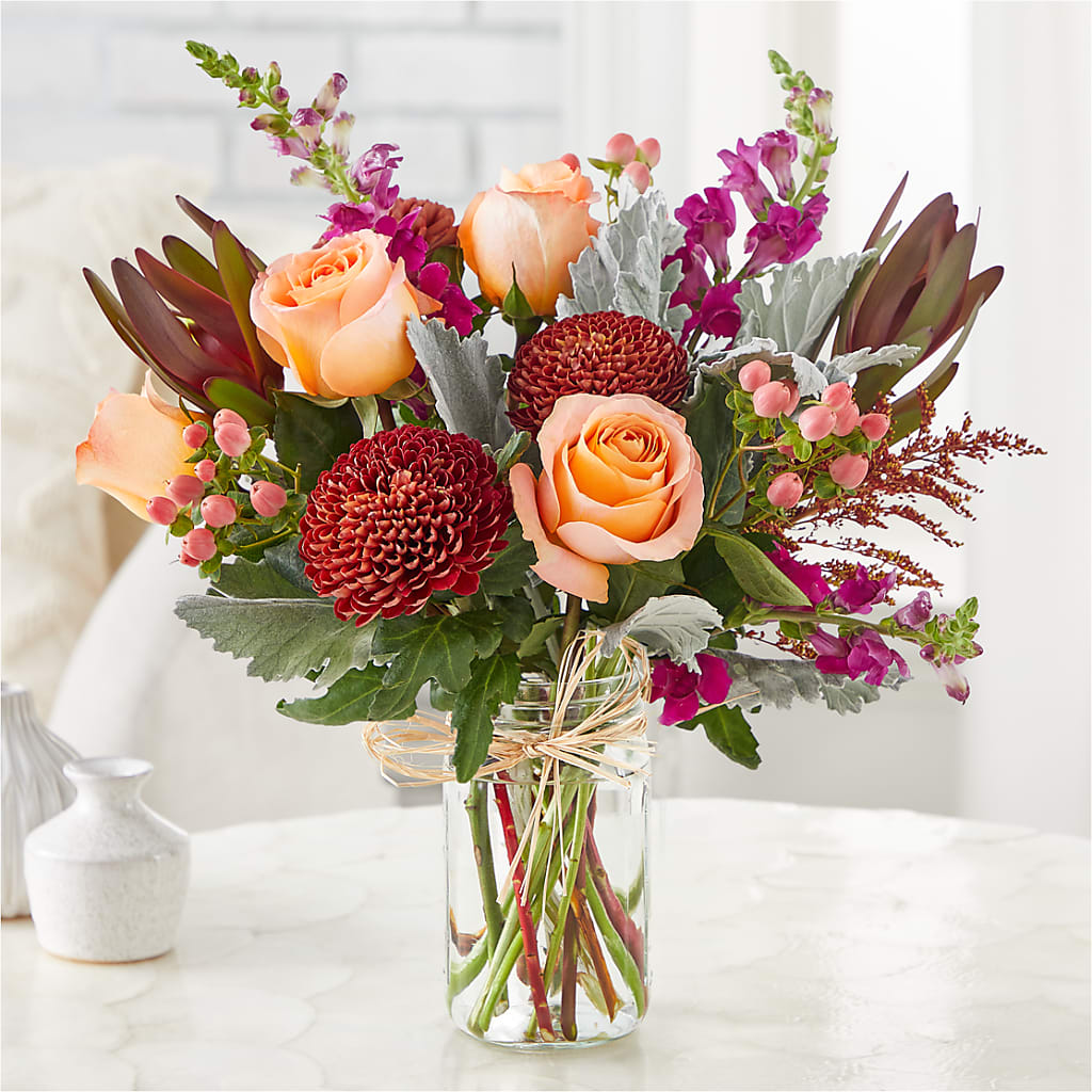 Moody Hues Bouquet – GOOSEBERRIES FLOWER SHOP BY BERKOT'S, Twin Lakes WI