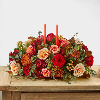 Gather Near Centerpiece – GOOSEBERRIES FLOWER SHOP BY BERKOT'S, Twin Lakes WI