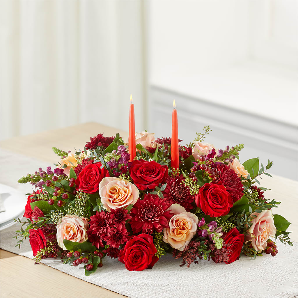 Most Thankful Centerpiece – GOOSEBERRIES FLOWER SHOP BY BERKOT'S, Twin Lakes WI