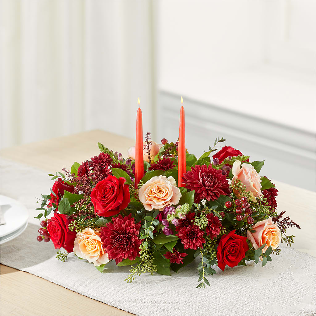 Most Thankful Centerpiece – GOOSEBERRIES FLOWER SHOP BY BERKOT'S, Twin Lakes WI