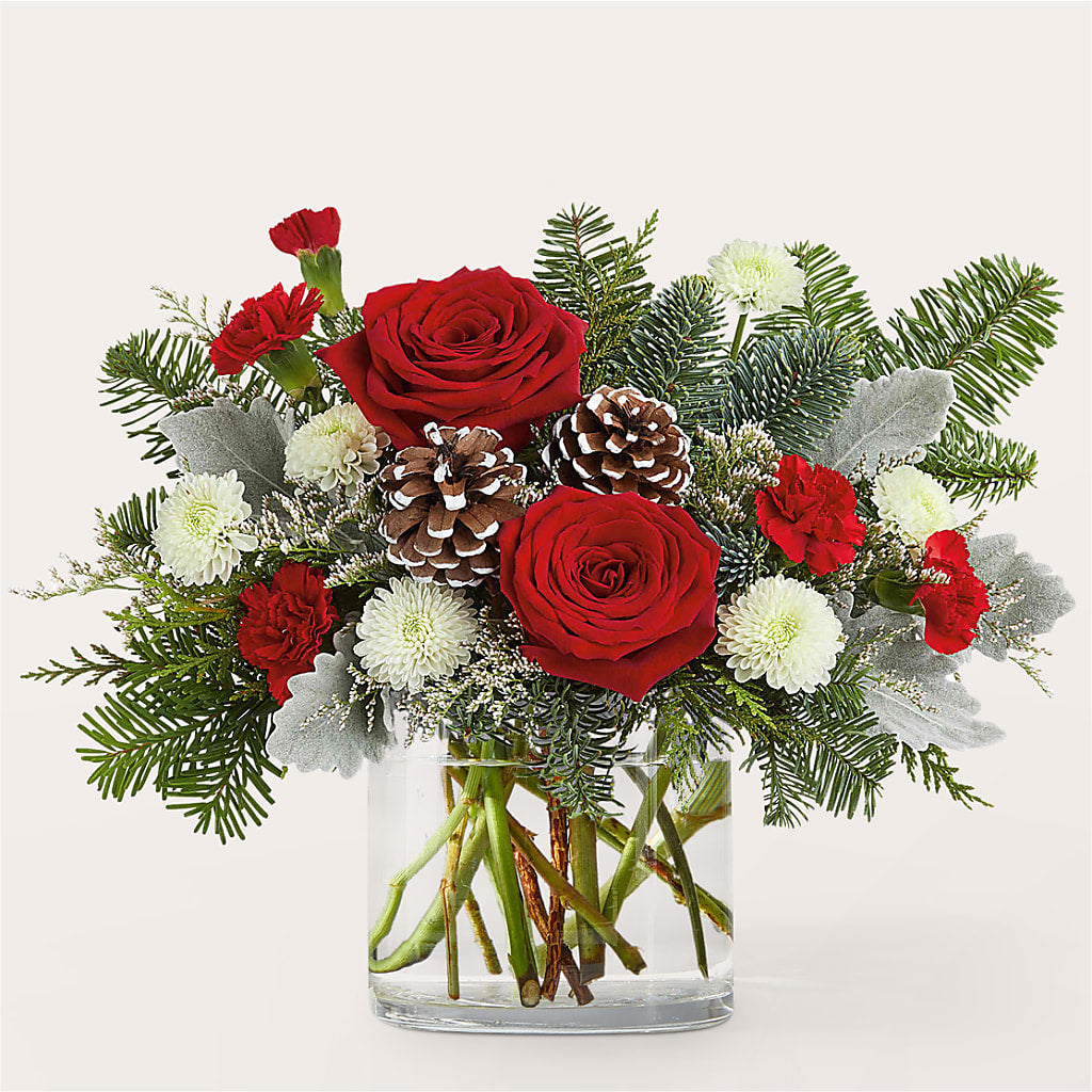 Yule Cheer Bouquet – GOOSEBERRIES FLOWER SHOP BY BERKOT'S, Twin Lakes WI