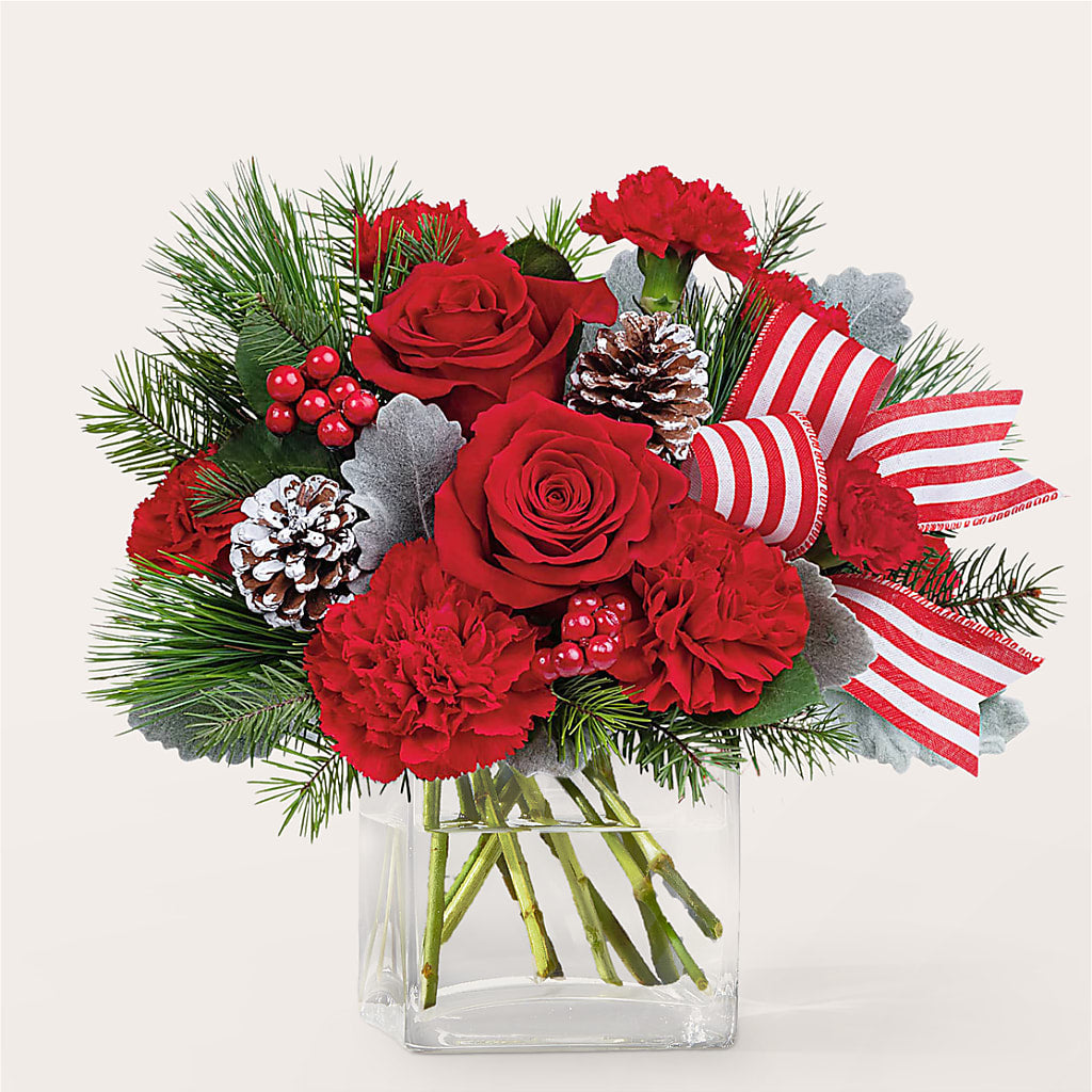 Baking Spirits Bright Bouquet – GOOSEBERRIES FLOWER SHOP BY BERKOT'S, Twin Lakes WI