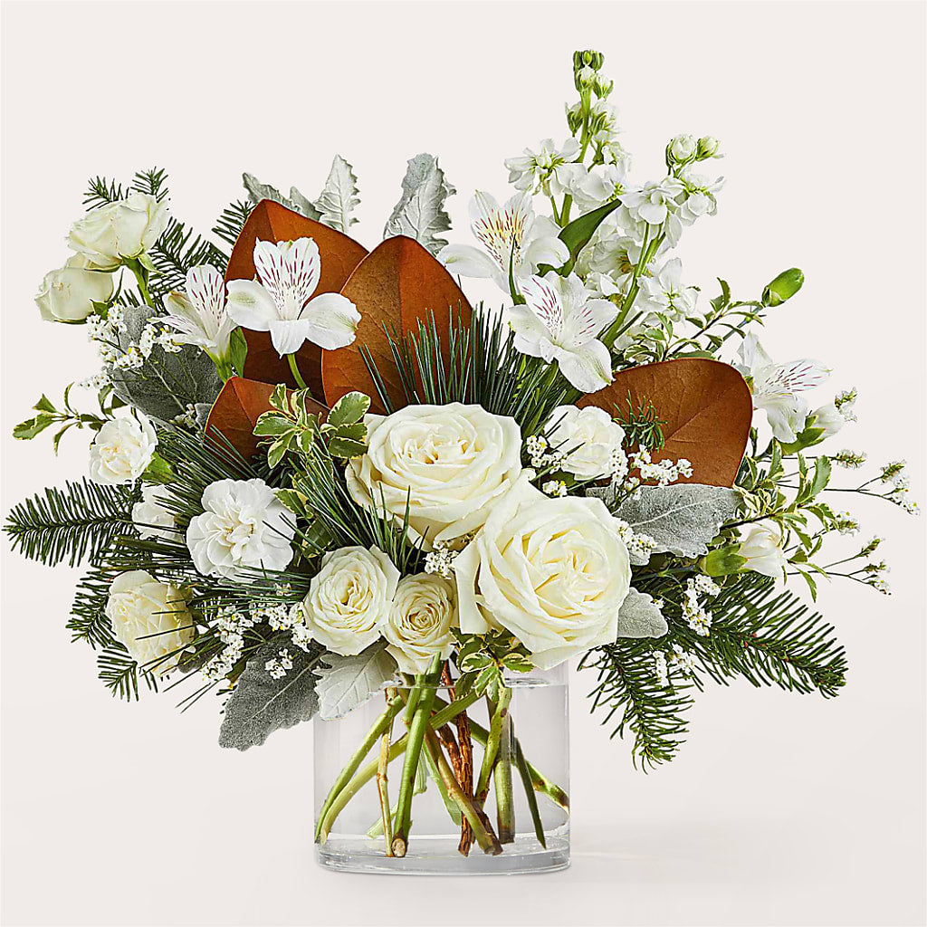 Fresh Snowfall Bouquet – GOOSEBERRIES FLOWER SHOP BY BERKOT'S, Twin Lakes WI