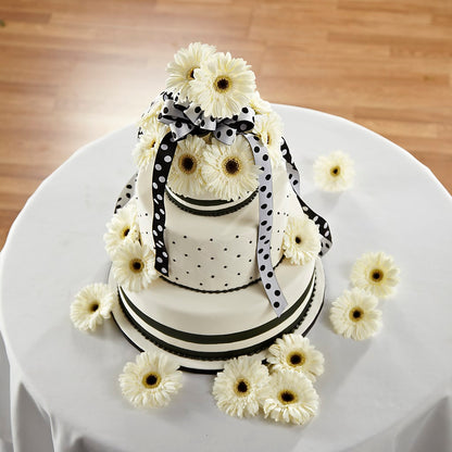 Simple Sophistication Cake Décor – GOOSEBERRIES FLOWER SHOP BY BERKOT'S, Twin Lakes WI
