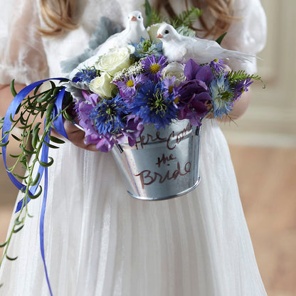 Enchantment Flower Girl Arrangement – GOOSEBERRIES FLOWER SHOP BY BERKOT'S, Twin Lakes WI