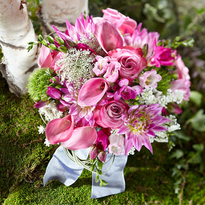 Pink Profusion Bouquet – GOOSEBERRIES FLOWER SHOP BY BERKOT'S, Twin Lakes WI