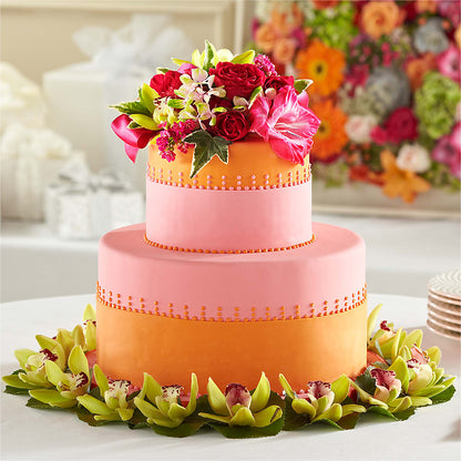 Sweet Citrus Cake Decor – GOOSEBERRIES FLOWER SHOP BY BERKOT'S, Twin Lakes WI
