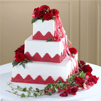 Forever Happiness Cake Decor – GOOSEBERRIES FLOWER SHOP BY BERKOT'S, Twin Lakes WI
